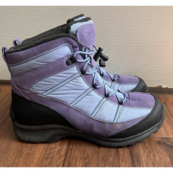 LANDS END Extreme Squall Fleece Lined Winter Hiking Snow Boots - Picture 2 of 8